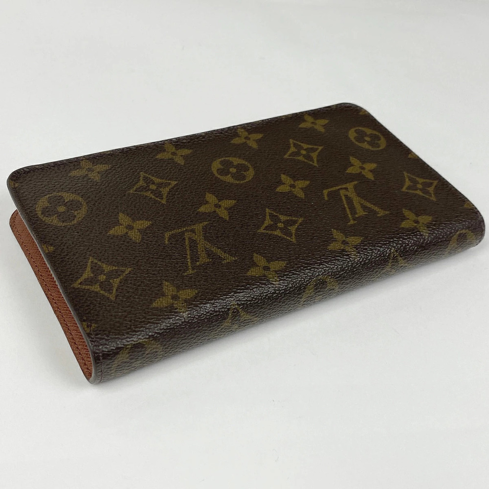 Louis Vuitton Zip Long Monogram Brown Wallet Porte Monnaie